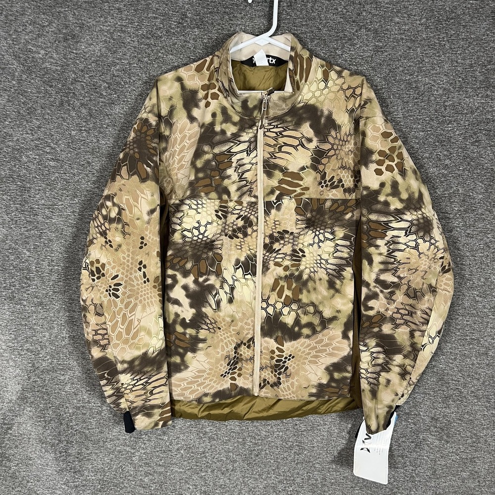 Vertx Jacket Mens XL Brown Camo Insulated Water Repellent Hunting Tactical